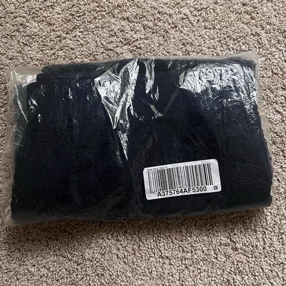 Isaac Mizrahi Midnight Blue Lace Pants - Picture 1 of 5